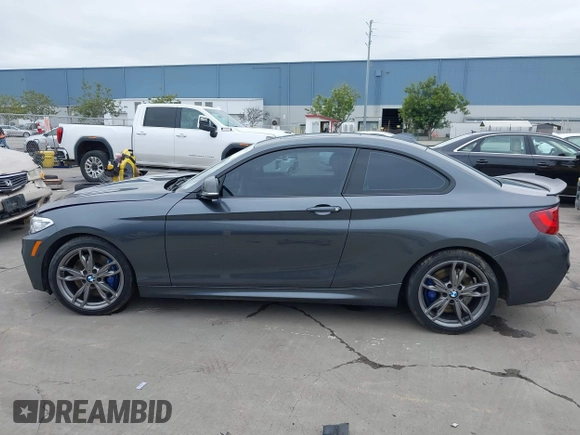 2015 BMW 2 Series M235i with VIN WBA1J7C50FV358774, listed as a IAAI auction lot 41559637 with 82,344 mi miles and . Bid and sale history available at carsss.com. Image 15.