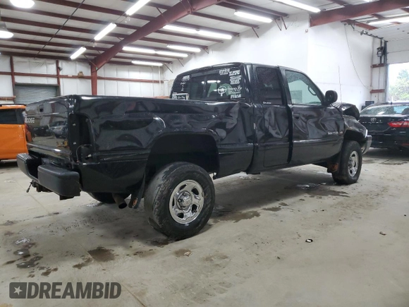 2001 Dodge 1500 with VIN 3B7HC13Y41M575749, listed as a Copart auction lot 52091995 with 228,308 mi miles and Salvage Title. Bid and sale history available at carsss.com. Image 3.