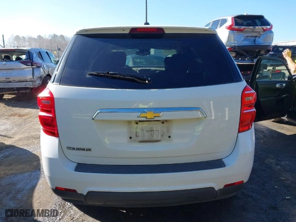 2017 Chevrolet Equinox LS with VIN 2GNALBEK0H1581332, listed as a IAAI auction lot 41760326 with 224,387 mi miles. Bid and sale history available at carsss.com. Image 16.