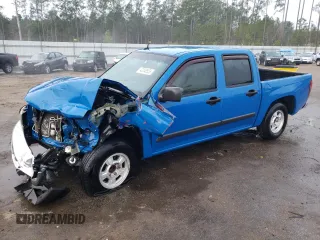 2008 GMC Canyon SLE1 with VIN 1GTCS13E788102512, listed as a Copart auction lot 43248555 with 0 mi miles and Salvage Title. Bid and sale history available at carsss.com. Image 1.