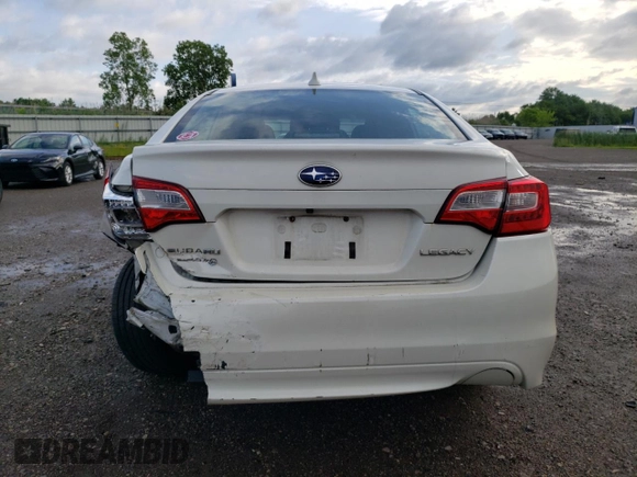 2016 Subaru Legacy Premium with VIN 4S3BNBC61G3046886, listed as a Copart auction lot 61360345 with 162,855 mi miles and Salvage title. Bid and sale history available at DreamBid. Image 6.