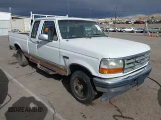 1996 Ford F-150 with VIN 1FTEX14N9TKA35772, listed as a IAAI auction lot 40963486 with 1 mi miles. Bid and sale history available at carsss.com. Image 1.