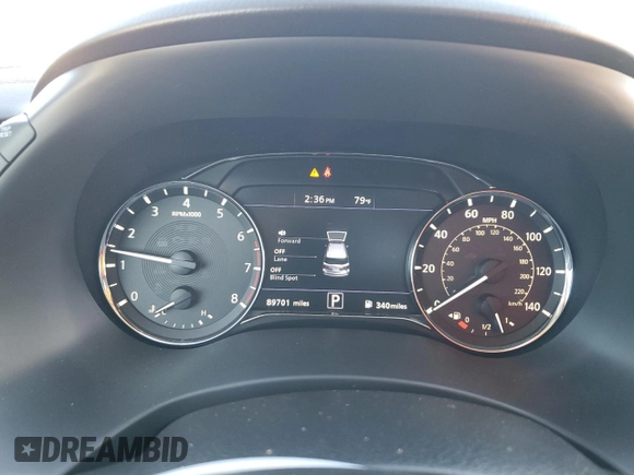 2020 Infiniti QX80 LUXE with VIN JN8AZ2NF6L9704744, listed as a Copart auction lot 80710184 with 89,701 mi miles and Salvage Title. Bid and sale history available at carsss.com. Image 9.