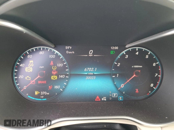 2022 Mercedes-Benz GLC 300 с VIN W1N0G8DB3NG098423, выставлен на аукционе Copart как лот 57232205 с пробегом 30 023 миль миль и Списание • Salvage title. История ставок и продаж доступна на DreamBid. Изображение 9.