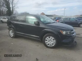 2019 Dodge Journey SE Value with VIN 3C4PDCAB4KT864575, listed as a Copart auction lot 43988685 with Not Provided miles and Salvage Title. Bid and sale history available at DreamBid. Image 4.