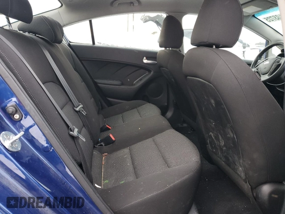2017 Kia Forte LX with VIN 3KPFK4A79HE018703, listed as a Copart auction lot 45103725 with 79,485 mi miles and Salvage Title. Bid and sale history available at carsss.com. Image 10.