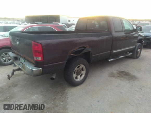 2005 Dodge 3500 SLT z VIN 3D7LS38C65G768954, wystawiony jako IAAI lot #40947309 z przebiegiem 262 829 mil mil oraz . Historia ofert i sprzedaży dostępna na DreamBid. Obrazek 4.