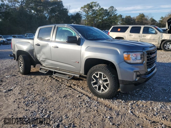 2021 GMC Canyon 4WD AT4 w/Leather with VIN 1GTG6FEN7M1156069, listed as a Copart auction lot 89345225 with 66,164 mi miles and Salvage Title. Bid and sale history available at carsss.com. Image 4.