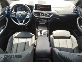 2024 BMW X3 sDrive30i with VIN 5UX43DP08R9U54610, listed as a Copart auction lot 56055725 with 35,762 mi miles and Clean Title. Bid and sale history available at DreamBid. Image 8.