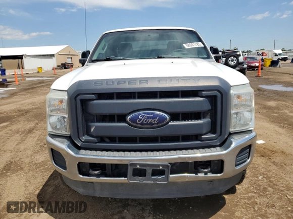 2012 Ford F-250 XL with VIN 1FT7X2B66CEB06354, listed as a Copart auction lot 58601795 with 137,326 mi miles and Salvage title. Bid and sale history available at DreamBid. Image 5.