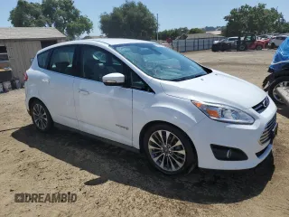 2017 Ford C-Max Titanium z VIN 1FADP5DU5HL112770, wystawiony jako Copart lot #58941605 z przebiegiem 163 609 mil mil oraz Tytuł czysty. Historia ofert i sprzedaży dostępna na DreamBid. Obrazek 4.