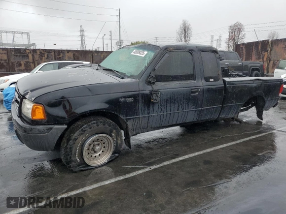 1999 Ford Ranger XLT with VIN 1FTYR14X5XPB44425, listed as a Copart auction lot 45009335 with 238,471 mi miles and Salvage Title. Bid and sale history available at carsss.com. Image 1.