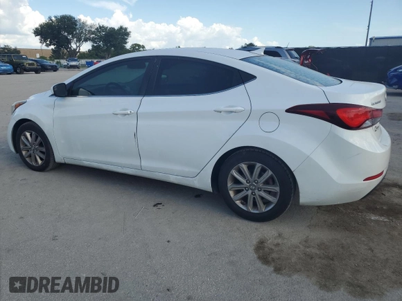 2015 Hyundai Elantra SE with VIN 5NPDH4AE7FH577194, listed as a Copart auction lot 65594265 with 180,170 mi miles and Non repairable. Bid and sale history available at DreamBid. Image 2.