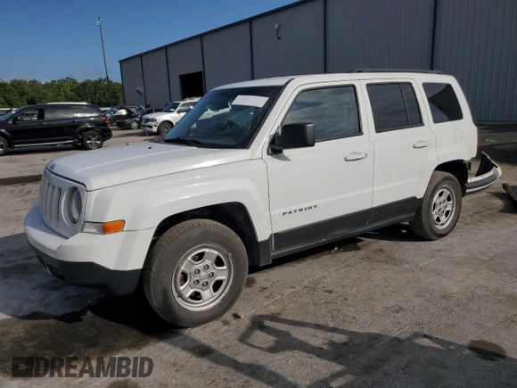 2017 Jeep Patriot Sport z VIN 1C4NJPBA5HD115599, wystawiony jako Copart lot #54739995 z przebiegiem 153 509 mil mil oraz Szkoda całkowita • Salvage title. Historia ofert i sprzedaży dostępna na DreamBid. Obrazek 1.