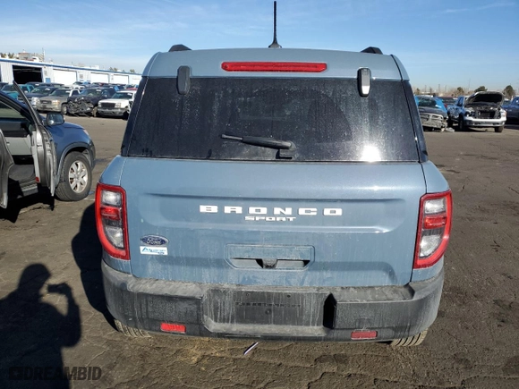 2024 Ford Bronco Sport Big Bend with VIN 3FMCR9B65RRE44492, listed as a Copart auction lot 44389275 with 5,235 mi miles and Salvage Title. Bid and sale history available at carsss.com. Image 6.