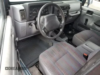 1998 Jeep Wrangler Sport with VIN 1J4FY19S9WP782841, listed as a Copart auction lot 75063524 with 0 mi miles and Non Repairable. Bid and sale history available at carsss.com. Image 8.