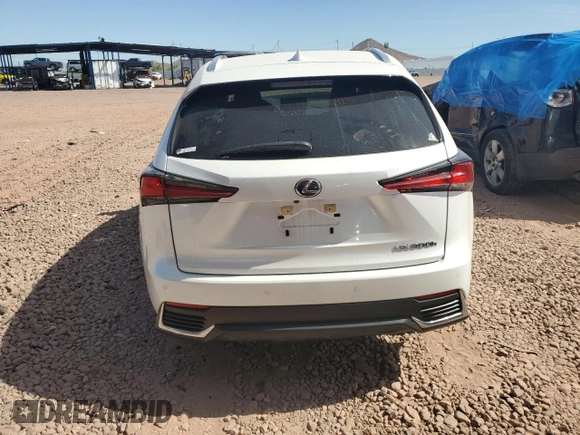 2021 Lexus NX 300h with VIN JTJGJRDZ6M5013303, listed as a Copart auction lot 58749335 with 25,676 mi miles and Salvage title. Bid and sale history available at DreamBid. Image 6.