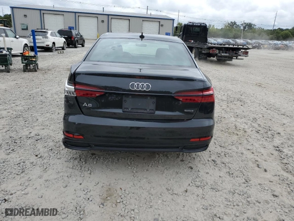 2021 Audi A6 Premium Plus with VIN WAUE3AF27MN048693, listed as a Copart auction lot 62170894 with 24846 miles and Salvage Title. Bid and sale history available at carsss.com. Image 6.