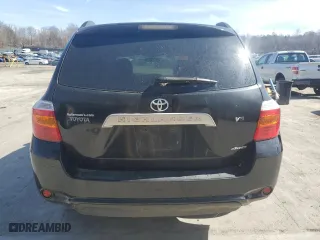 2009 Toyota Highlander with VIN JTEES41A292138666, listed as a Copart auction lot 49709555 with 0 mi miles and Clean Title. Bid and sale history available at carsss.com. Image 6.