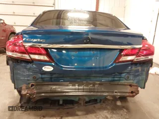 2015 Honda Civic Sedan LX with VIN 2HGFB2F51FH558237, listed as a IAAI auction lot 41986522 with 122,414 mi miles. Bid and sale history available at carsss.com. Image 6.