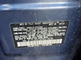 2014 Subaru Forester 2.5i Premium with VIN JF2SJAEC5EH517478, listed as a Copart auction lot 52067715 with 100,707 mi miles and Salvage Title. Bid and sale history available at carsss.com. Image 13.