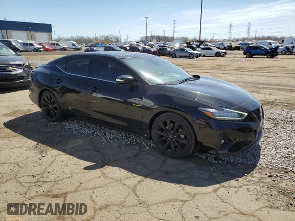 2023 Nissan Maxima SR with VIN 1N4AA6EV2PC507537, listed as a Copart auction lot 53750525 with 16,659 mi miles and Clean title. Bid and sale history available at DreamBid. Image 4.