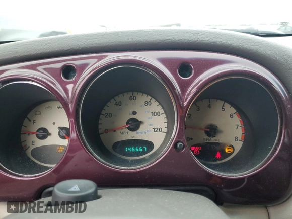 2001 Chrysler PT Cruiser with VIN 3C8FY4BB01T267473, listed as a Copart auction lot 78819364 with 146,667 mi miles and Salvage Title. Bid and sale history available at DreamBid. Image 9.
