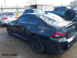 2024 BMW M2 with VIN 3MF13DM09R8E89933, listed as a IAAI auction lot 41585250 with 15,462 mi miles. Bid and sale history available at carsss.com. Image 3.