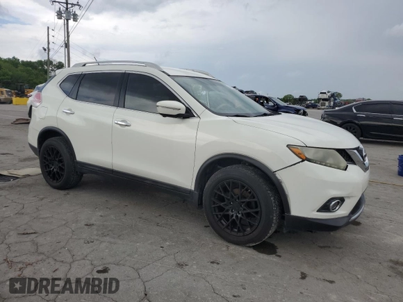 2014 Nissan Rogue SL with VIN 5N1AT2MV4EC852723, listed as a Copart auction lot 54189385 with 101,915 mi miles and Salvage Title. Bid and sale history available at DreamBid. Image 4.
