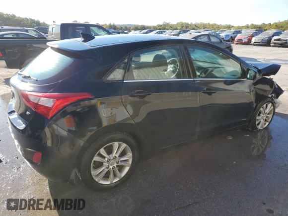 2013 Hyundai Elantra GT with VIN KMHD35LE6DU037206, listed as a Copart auction lot 76306464 with 0 mi miles and Salvage Title. Bid and sale history available at carsss.com. Image 3.