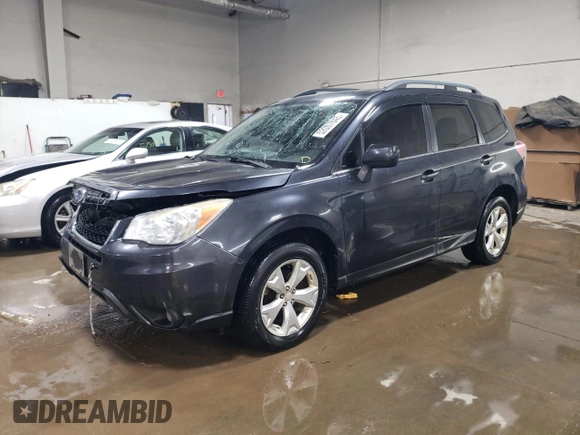 2014 Subaru Forester 2.5i Limited with VIN JF2SJAJC9EH412660, listed as a Copart auction lot 52007845 with 177,091 mi miles and Salvage Title. Bid and sale history available at carsss.com. Image 1.