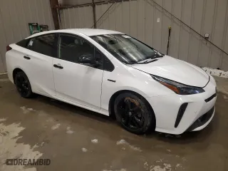 2022 Toyota Prius L Eco with VIN JTDKAMFU9N3166109, listed as a Copart auction lot 47897125 with 82,348 mi miles and Salvage Title. Bid and sale history available at carsss.com. Image 4.