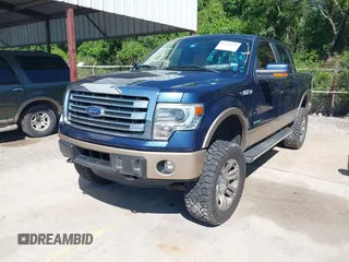 2014 Ford F-150 XL with VIN 1FTFW1ET1EKF36713, listed as a IAAI auction lot 42074178 with 189,451 mi miles. Bid and sale history available at carsss.com. Image 2.
