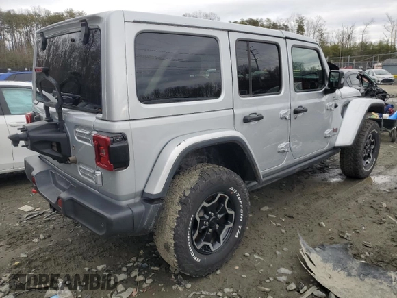 2023 Jeep Wrangler Rubicon Farout with VIN 1C4JJXFM4PW589923, listed as a Copart auction lot 48181205 with 9,814 mi miles and Salvage title. Bid and sale history available at DreamBid. Image 3.