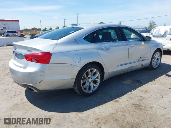 2017 Chevrolet Impala Premier with VIN 1G1145S33HU199989, listed as a IAAI auction lot 42136297 with 123,176 mi miles and . Bid and sale history available at DreamBid. Image 4.