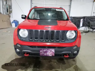 2015 Jeep Renegade Trailhawk with VIN ZACCJBCT3FPB27436, listed as a Copart auction lot 47362655 with 96,520 mi miles and Salvage title. Bid and sale history available at DreamBid. Image 5.