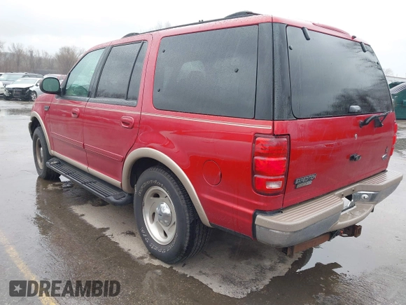 1999 Ford Expedition XLT z VIN 1FMPU18L6XLC38107, wystawiony jako IAAI lot #41779634 z przebiegiem 126 216 mil mil oraz . Historia ofert i sprzedaży dostępna na DreamBid. Obrazek 3.