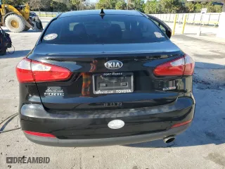 2016 Kia Forte EX with VIN KNAFX4A85G5480581, listed as a Copart auction lot 47047905 with 104,821 mi miles and Salvage Title. Bid and sale history available at carsss.com. Image 6.