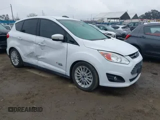 2016 Ford C-Max Energi SEL with VIN 1FADP5CU0GL112403, listed as a IAAI auction lot 41777978 with 136,184 mi miles. Bid and sale history available at carsss.com. Image 1.