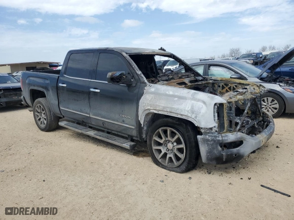 2017 GMC Sierra 1500 Denali with VIN 3GTU2PEC5HG167503, listed as a Copart auction lot 48323795 with 0 mi miles and Non Repairable. Bid and sale history available at carsss.com. Image 4.