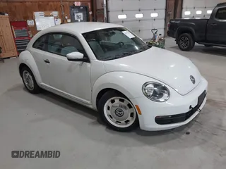 2015 Volkswagen Beetle Fleet Edition with VIN 3VWF17AT0FM601159, listed as a IAAI auction lot 42127817 with 129,117 mi miles and . Bid and sale history available at DreamBid. Image 1.