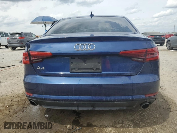 2017 Audi A4 Premium with VIN WAUGNAF42HN021881, listed as a Copart auction lot 51649265 with 124,501 mi miles and Salvage Title. Bid and sale history available at carsss.com. Image 6.