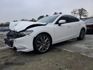 2018 Mazda Mazda6 Grand Touring Reserve with VIN JM1GL1WY1J1315507, listed as a Copart auction lot 86773394 with 150,647 mi miles and Salvage Title. Bid and sale history available at carsss.com. Image 1.