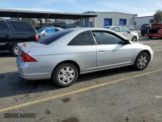 2002 Honda Civic EX with VIN 1HGEM21032L056277, listed as a Copart auction lot 85393344 with 253,210 mi miles and Clean Title. Bid and sale history available at carsss.com. Image 3.