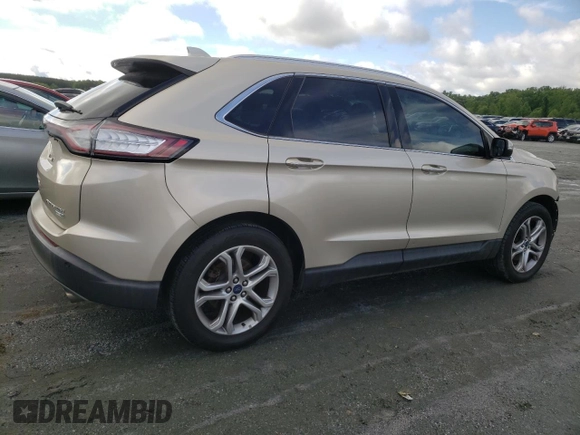 2017 Ford Edge Titanium z VIN 2FMPK4K93HBC13297, wystawiony jako Copart lot #57140415 z przebiegiem 97 505 mil mil oraz Szkoda całkowita • Salvage title. Historia ofert i sprzedaży dostępna na DreamBid. Obrazek 3.