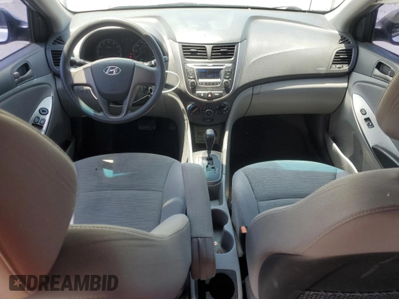 2016 Hyundai Accent SE with VIN KMHCT4AE1GU080879, listed as a Copart auction lot 58435055 with 114,712 mi miles and Salvage title. Bid and sale history available at DreamBid. Image 8.