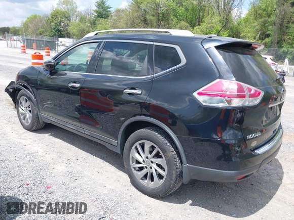 2015 Nissan Rogue SL with VIN 5N1AT2MV3FC924433, listed as a IAAI auction lot 42155223 with 145,980 mi miles and . Bid and sale history available at carsss.com. Image 3.