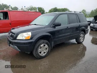2005 Honda Pilot EX-L z VIN 2HKYF18535H572682, wystawiony jako Copart lot #60619315 z przebiegiem 220 030 mil mil oraz Szkoda całkowita • Salvage title. Historia ofert i sprzedaży dostępna na DreamBid. Obrazek 1.