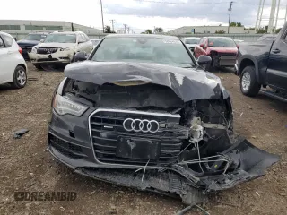 2015 Audi A6 Prestige with VIN WAUHGAFC5FN008805, listed as a Copart auction lot 58084535 with 98,829 mi miles and Salvage title. Bid and sale history available at DreamBid. Image 5.