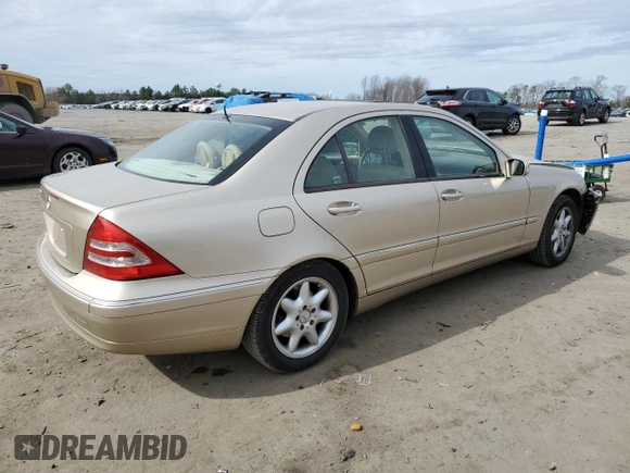 2003 Mercedes-Benz C 320 with VIN WDBRF64J83E010244, listed as a Copart auction lot 45042134 with Not Provided miles and Clean Title. Bid and sale history available at DreamBid. Image 3.